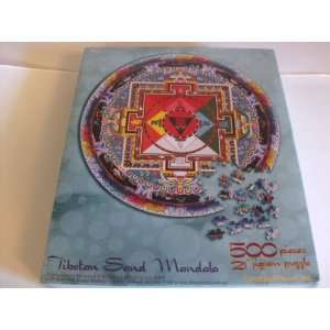  Tibetan Sand Mandala   500 Piece Puzzle Toys & Games