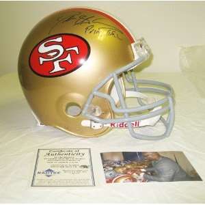   Signed San Francisco 49ers Full Size Authentic Proline Football Helme
