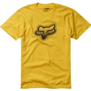 Fox Racing Fade Head Mens Short Sleeve Fashion T Shirt/Tee   Yellow 