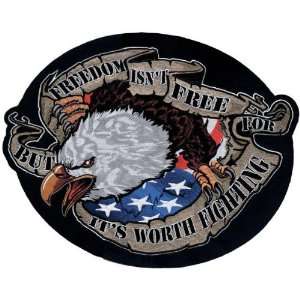  Lethal Threat Freedom Eagle Embroidered Patch LT30094 