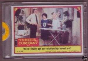 1978 Topps Vault PROOF Card THREES COMPANY #29 Ritter  