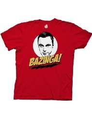 Big Bang Theory Sheldon Bazinga Mens T Shirt