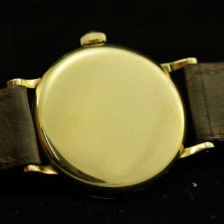 VINTAGE OMEGA 30T2 RG CHRONOMETER 18K SOLID YELLOW GOLD MENS WATCH 