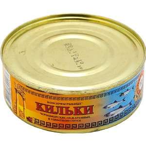 KILKA (In Tomato Sauce) UKRAINE, Packaged in Metal Can, 240g 