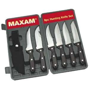   Hunting Knife Set By Maxam® 8pc Hunting Knife Set 