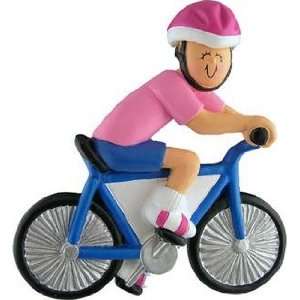  Bicycle Rider Girl Ornament