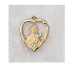 Gold & Sterling Silver St Therese Pendant Religious Cat