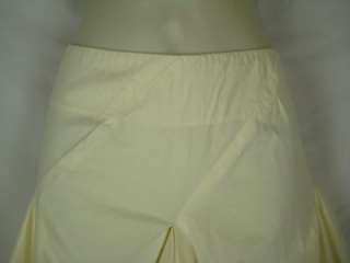 Size 0 Theory Yellow Cotton Aline Skirt Stretch Unlined XXS XS  