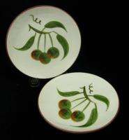 Set 2 Vintage Stangl Pottery Bread Plates Orchard Song  