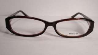 BEBE Women Eyeglass Eyewear Frames ESCAPE Brown Sundown  