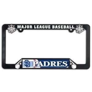  San Diego Padres License Plate Frame   MLB License Plate 