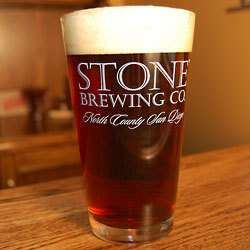 Set of 4 Stone Brewing Company Pint Glasses Beer Glass   