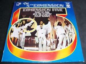 THE 5th DIMENSION / DIMENSION FIVE / UK PRESS 1970 / LP  
