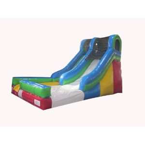  Inflatable Slide Wet or Dry 15 Ft Backyard Waterslide Free 