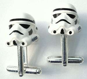 LEGO® Star Wars® Minifig Cufflinks Helmet Silver Plated  