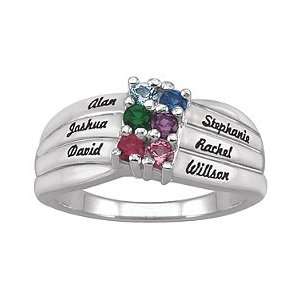  Birthstone Name Ring Jewelry