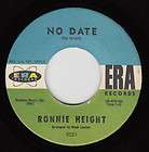 RONNIE HEIGHT   Era 3031   No Date   1961 TEEN SOUND 45