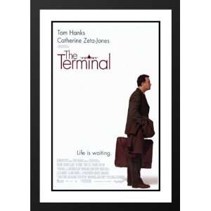  The Terminal Framed and Double Matted 32x45 Movie Poster 
