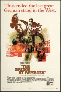 The Bridge at Remagen U.S. One Sheet Movie Poster  