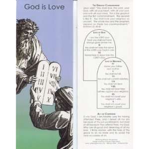  God is Love Prayer Bookmark   Pkg of 10