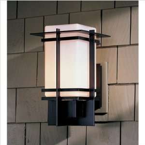 Alum Box One Light Outdoor Wall Sconce Finish Black, Shade Color 