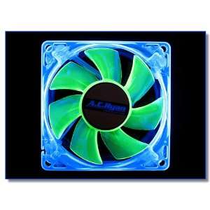  A.C. Ryan BlackFire4 UV LED Fan   80mm (BLUE Outside 