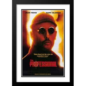 The Professional 32x45 Framed and Double Matted Movie Poster   Style B