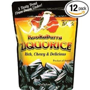 Kookaburra Black Liquorice 10oz Bag  Grocery & Gourmet 