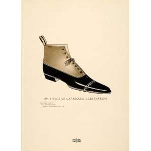  Print Mens Shoe Old Fashioned Design Vintage Footwear Men Fashion 