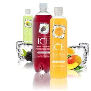 Sparkling ICE Spring Water, Variety Flavors, Black Raspberry, Pink 