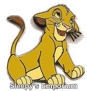 SIMBA WITH FLOPPY EARS LION KING Disney Lanyard Pin ^  
