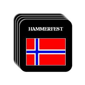 Norway   HAMMERFEST Set of 4 Mini Mousepad Coasters