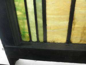 Vintage Church Stained Leaded Glass Window Early 1900s  