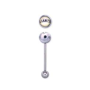 San Francisco Giants 316L Stainless Steel Belly Ring   14G   5/8 Inch 