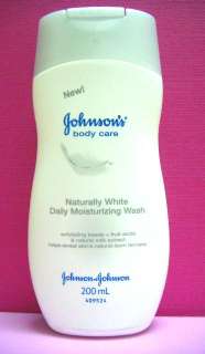 New Johnson body care Naturally White Moisturizing Wash  