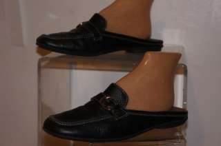 Coach Lange Womens Black Leather Slides Sandal Shoe Shoes Size 7 M 
