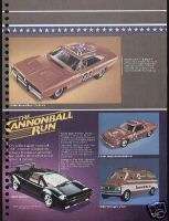 1982 General Lee Cannon Ball Run Car Model Toy Ad  