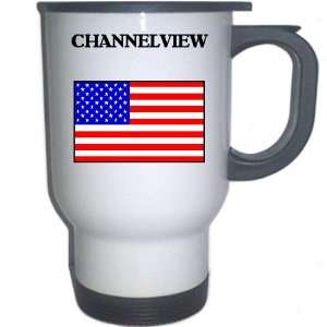  US Flag   Channelview, Texas (TX) White Stainless Steel 