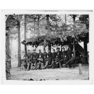  Civil War Reprint Petersburg, Virginia. Officers of 114th 