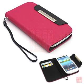   i9300 Galaxy S3 III Wallet Leather case Card Holder Flip Case Cover