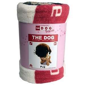  The Dog Collection Pug Blanket 