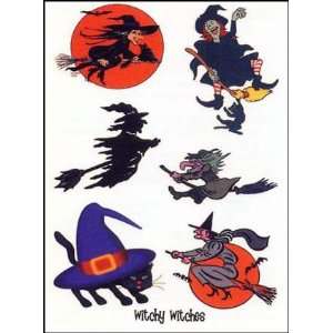  Witchy Witches Temporaray Tattoo Toys & Games
