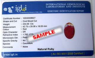 248 CT COLLECTORS NATURAL RED RUBY GEMSTONE gems india  