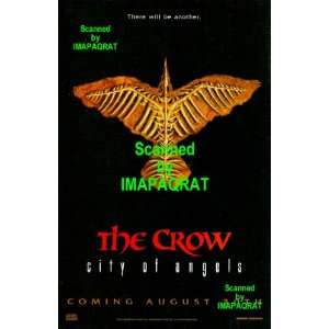 The Crow   City of Angels There Will Be Another August 30th Great 