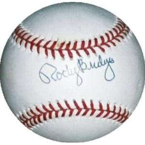  Rocky Bridges autographed Baseball