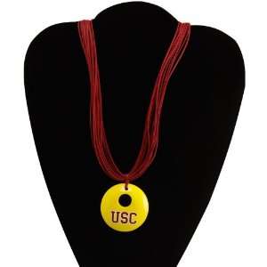 NCAA Dayna U USC Trojans Ladies Gold Cardinal Multi Strand Team Color 