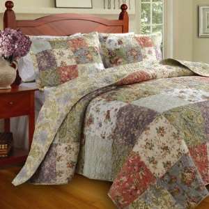   Home Fashions GL 0910N Blooming Prairie Bedspread Set