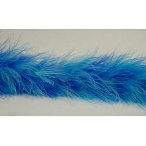  Multi Blue Marabou Feather Boa Formal Prom Costume Party 