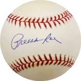  Preacher Roe Autographed Baseball (JSA)