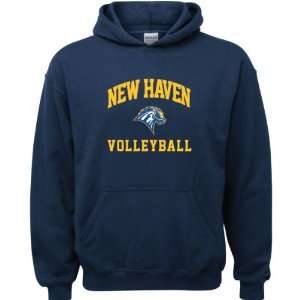 New Haven Chargers Navy Youth Volleyball Arch Hooded Sweatshirt